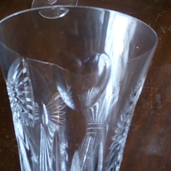 Waterford Crystal Millennium Continental fluted champagne glasses - set of 2. - Picture 8 of 9